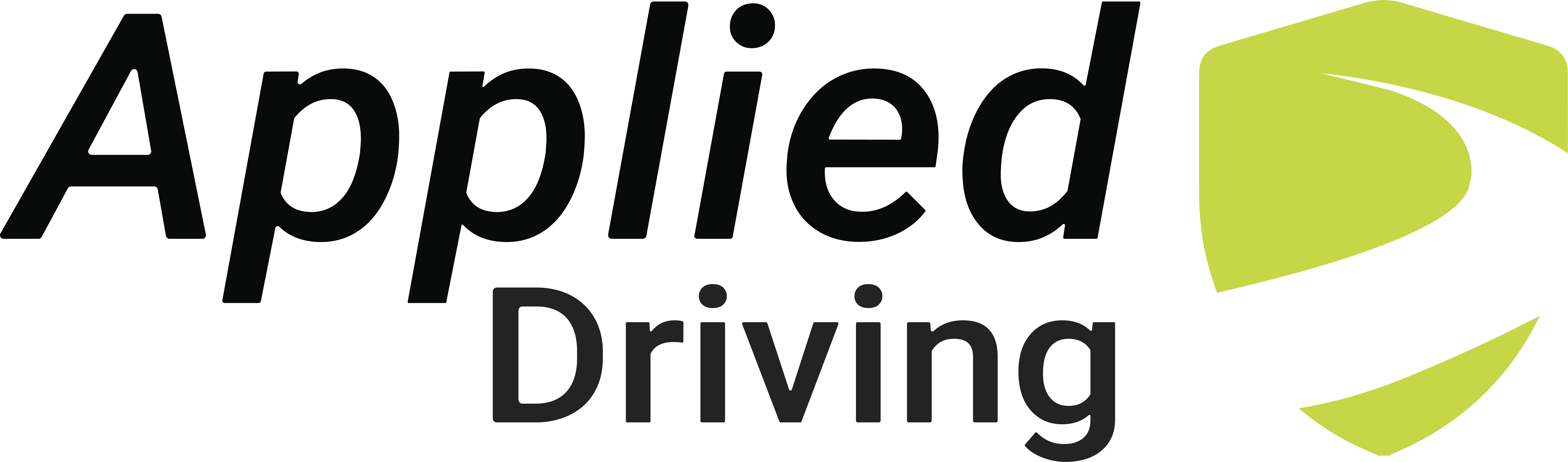 Applied Driving Logo Black