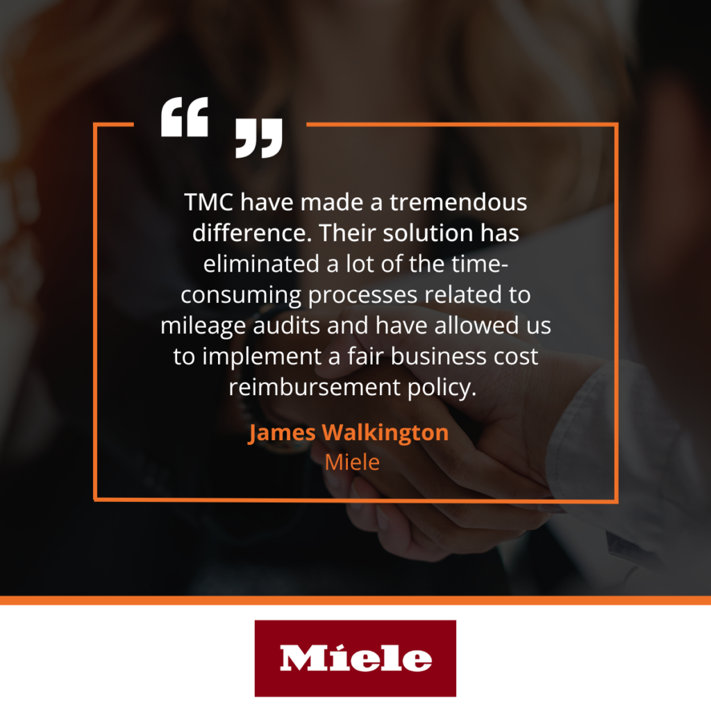 Miele Mileage Capture Customer Quote Miele Mileage Capture Customer Quote